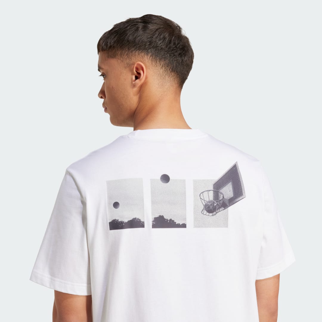 Adidas Lens Power Of Three Hoop Graphic T-shirt
