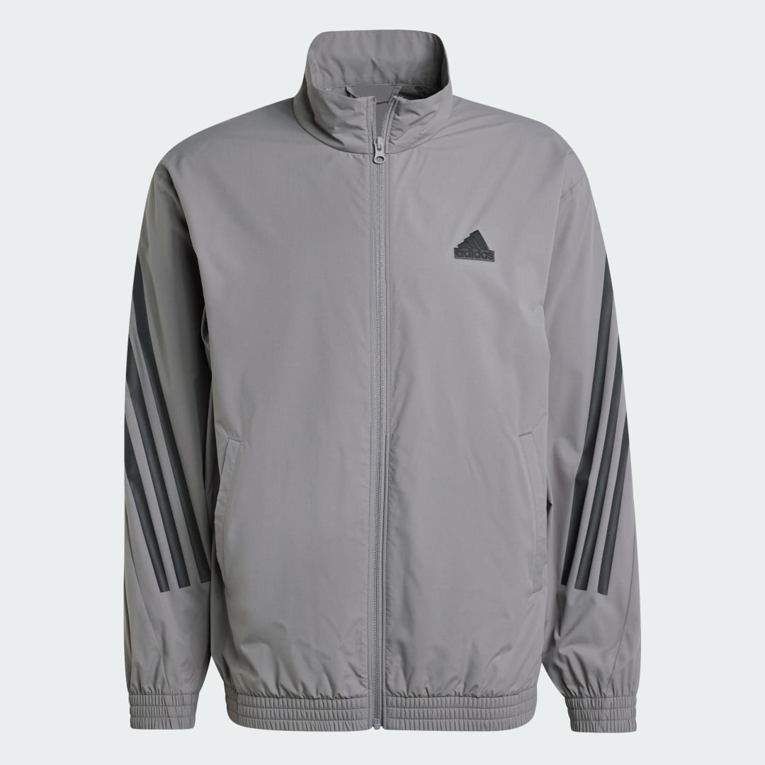 Veste de survêtement toile Future Icons 3 bandes - vue 4