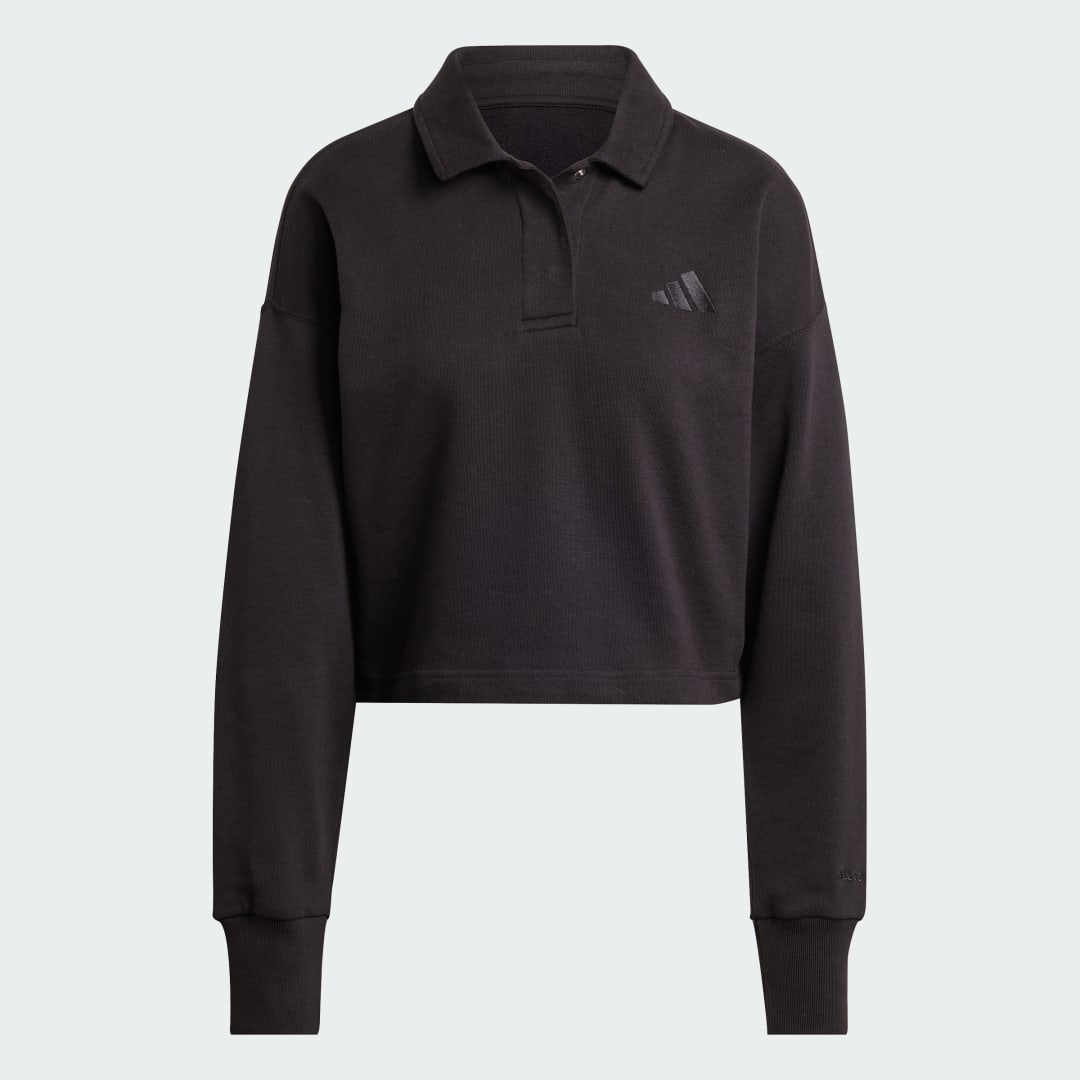 Adidas ALL SZN French Terry Polo Sweatshirt