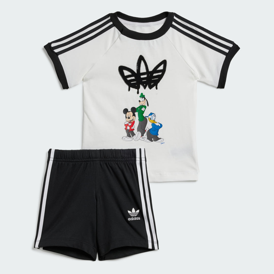 

Conjunto de Polera y Shorts adidas x Disney Mickey Mouse Kids Conjunto de Polera y Shorts adidas x Disney Mickey Mouse Kids Niño  - Niño Originals, Blanco / negro