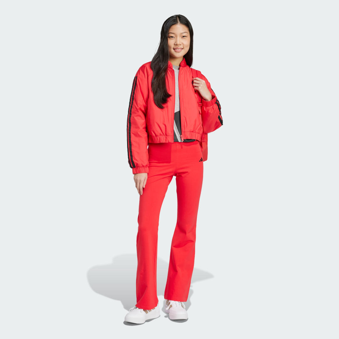 Adidas Essentials 3-Stripes Insulated Crop Bomberjack