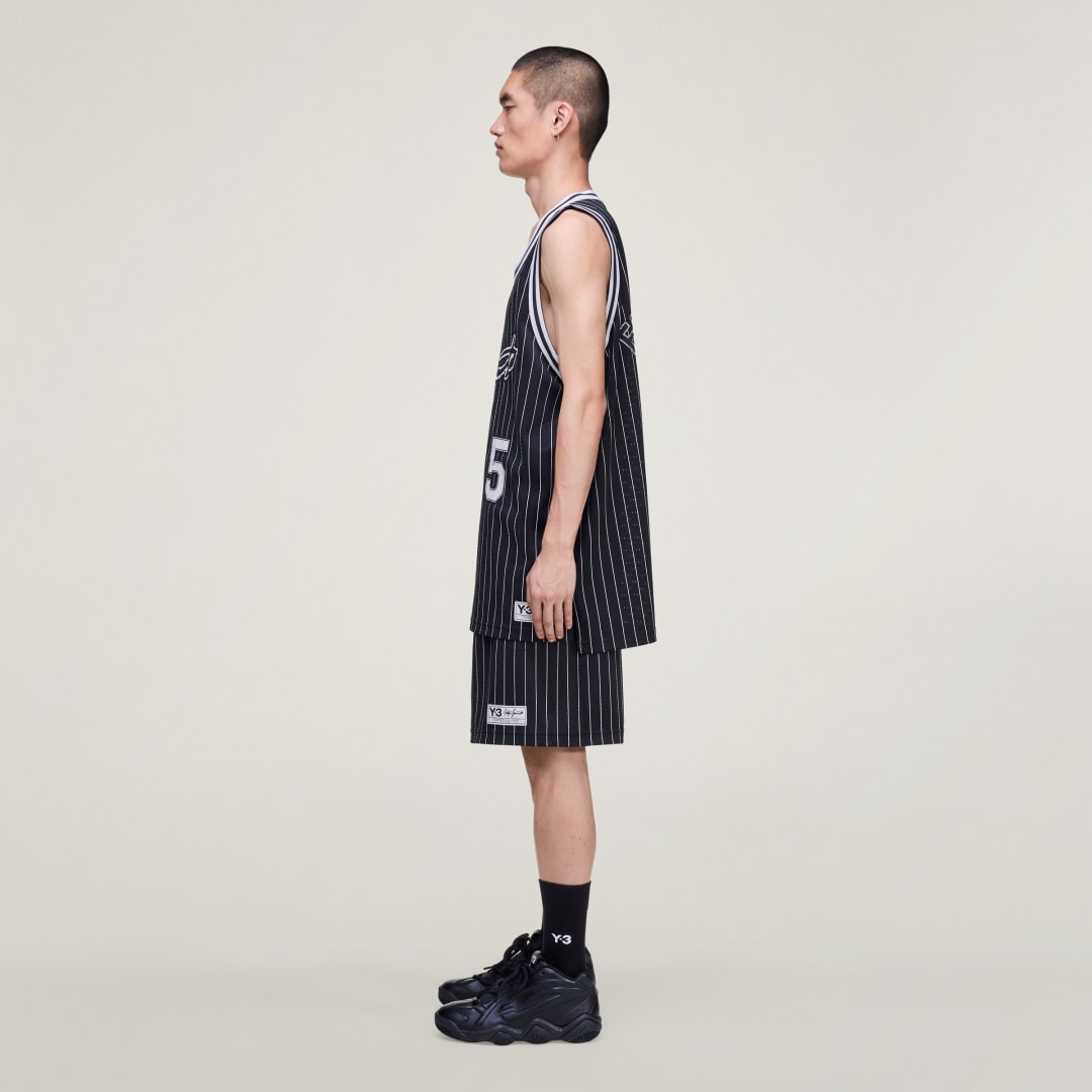 SHORT MESH PINSTRIPE Y 3 - vue 2