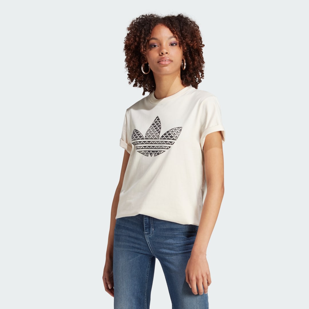 Adidas Originals Trefoil Monogram Infill T-Shirt