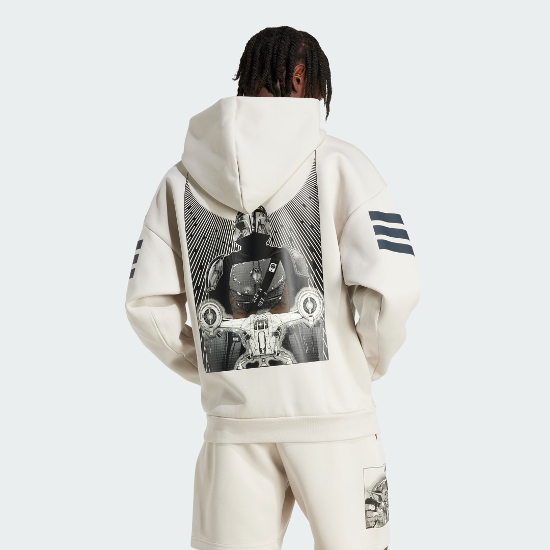 Adidas STAR WARS THE MANDALORIAN HOODIE MET GRAPHIC ACHTEROP