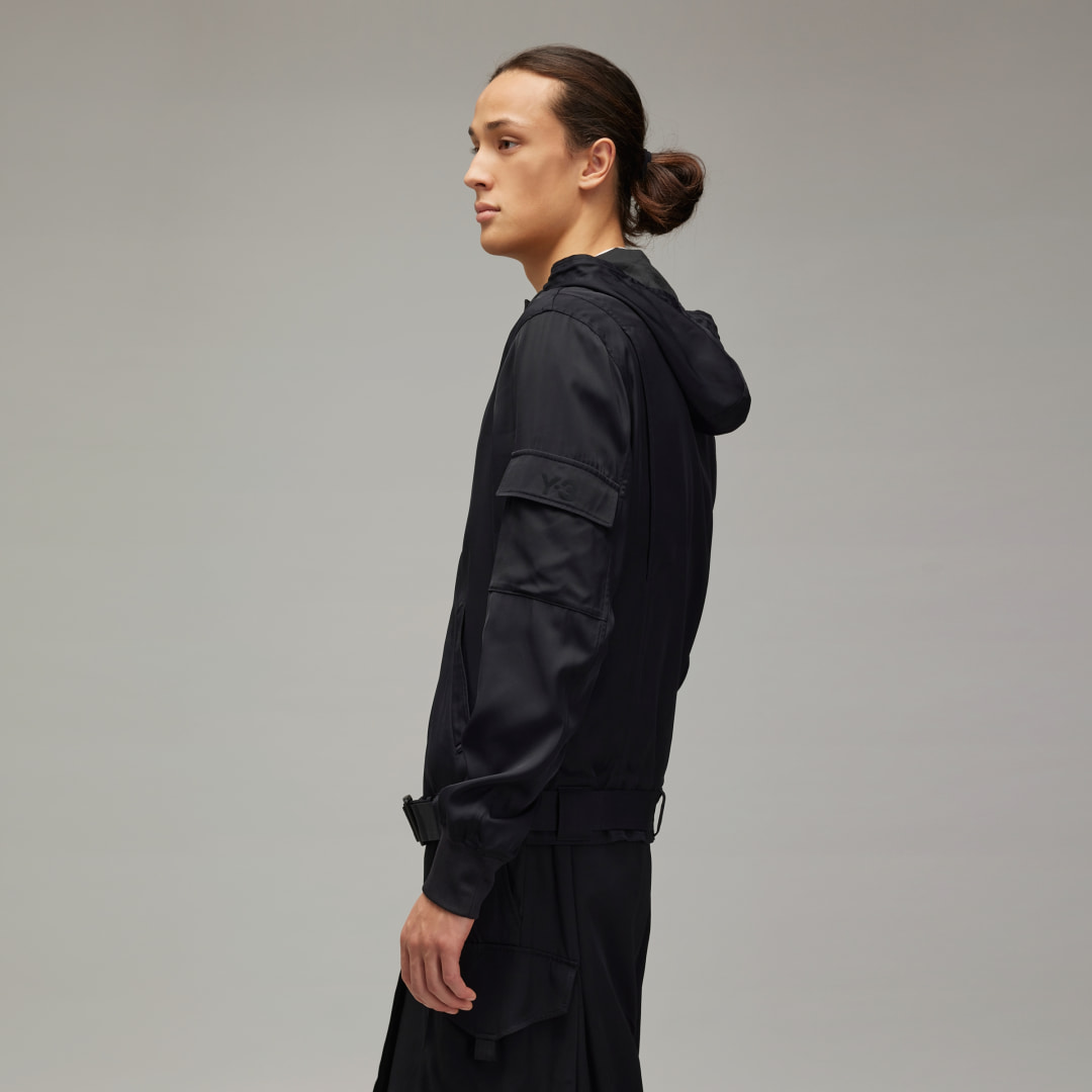 Adidas Y-3 Rayon Twill Hoodie