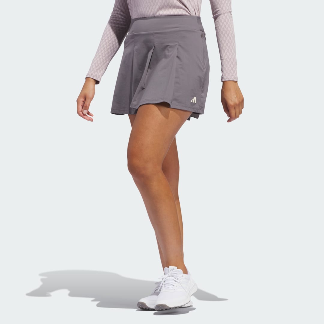 Image of adidas Ultimate365 Tour Pleated Skort Grey XS - Women Golf Skirts