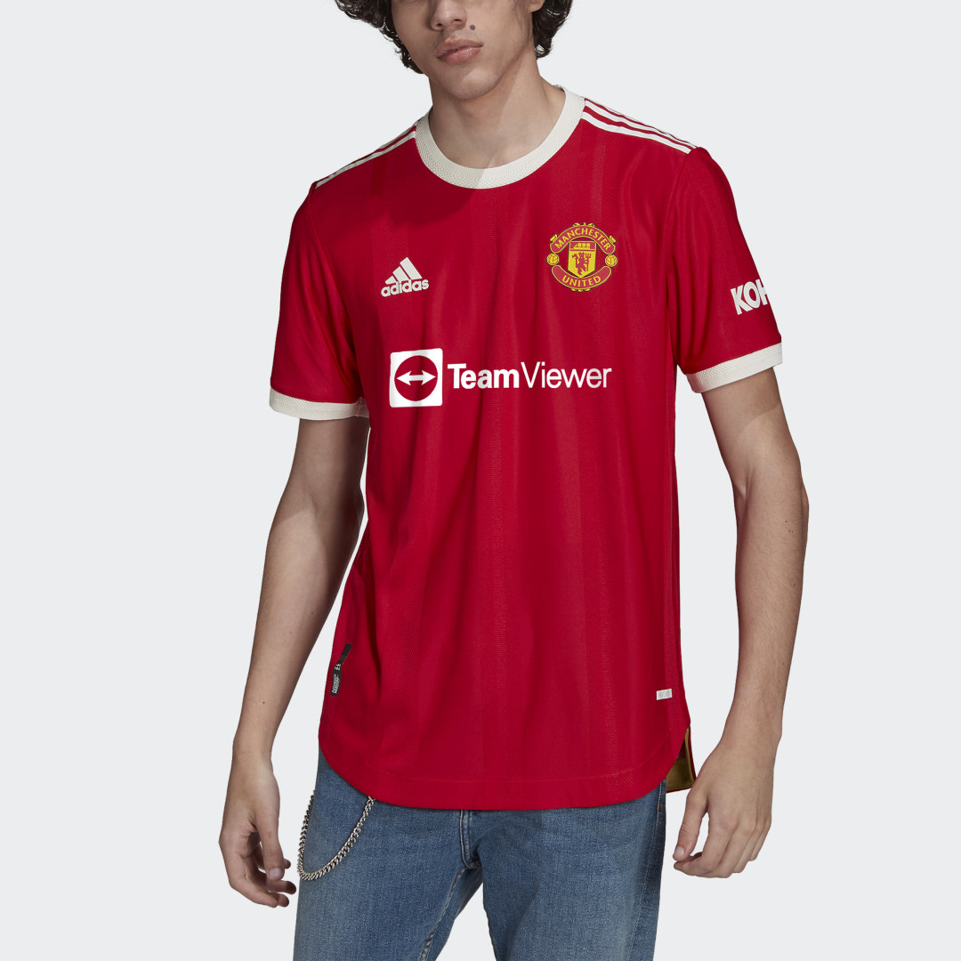фото Домашняя игровая футболка манчестер юнайтед 21/22 adidas performance