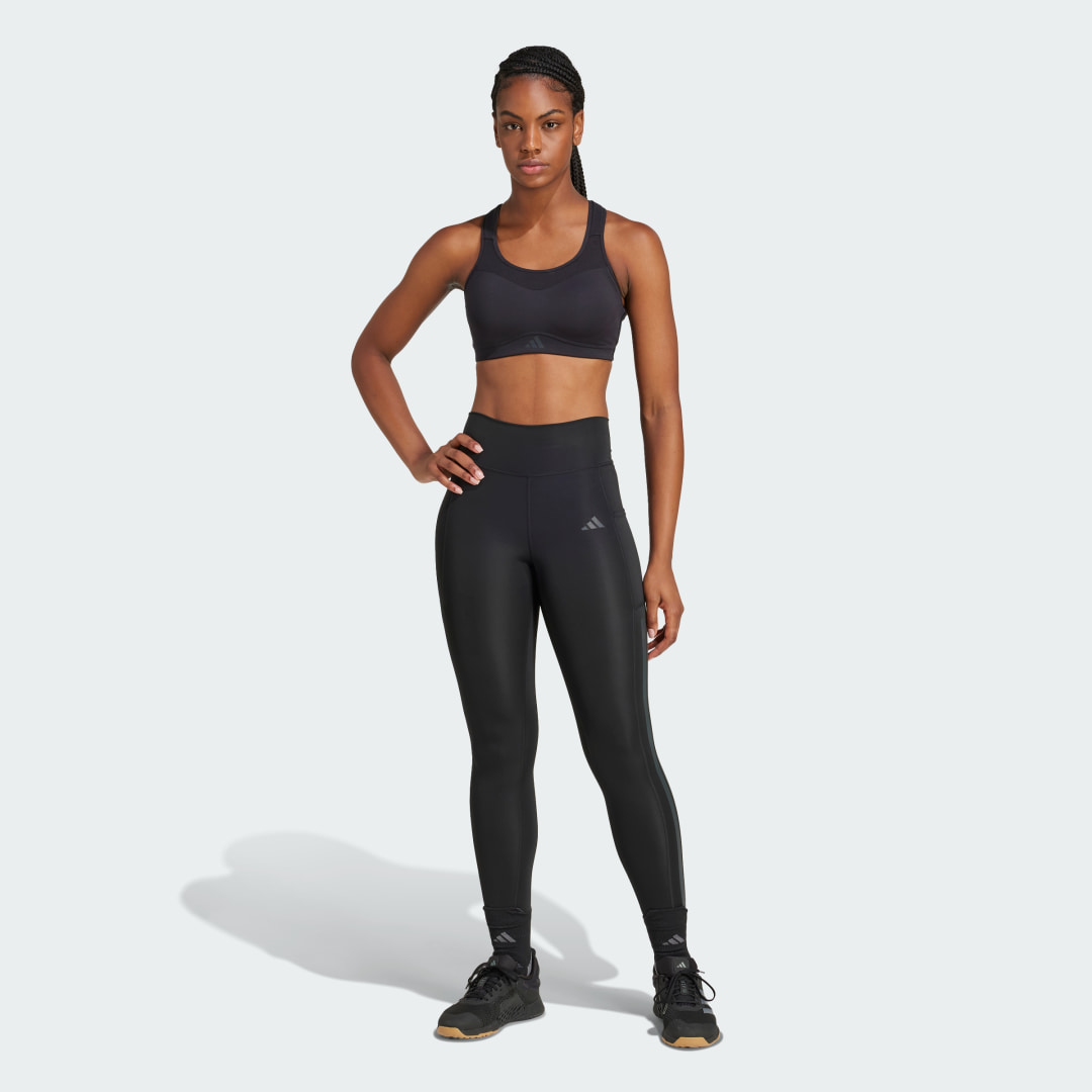 Adidas Optime 3-Stripes Lange Legging