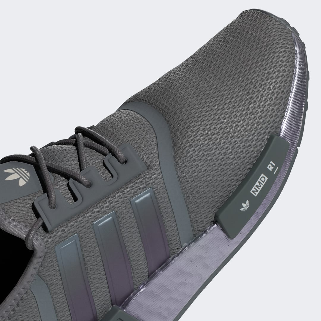 

adidas Tenis NMD_R1 Hombre, Gris four/charcoal/orbit gris