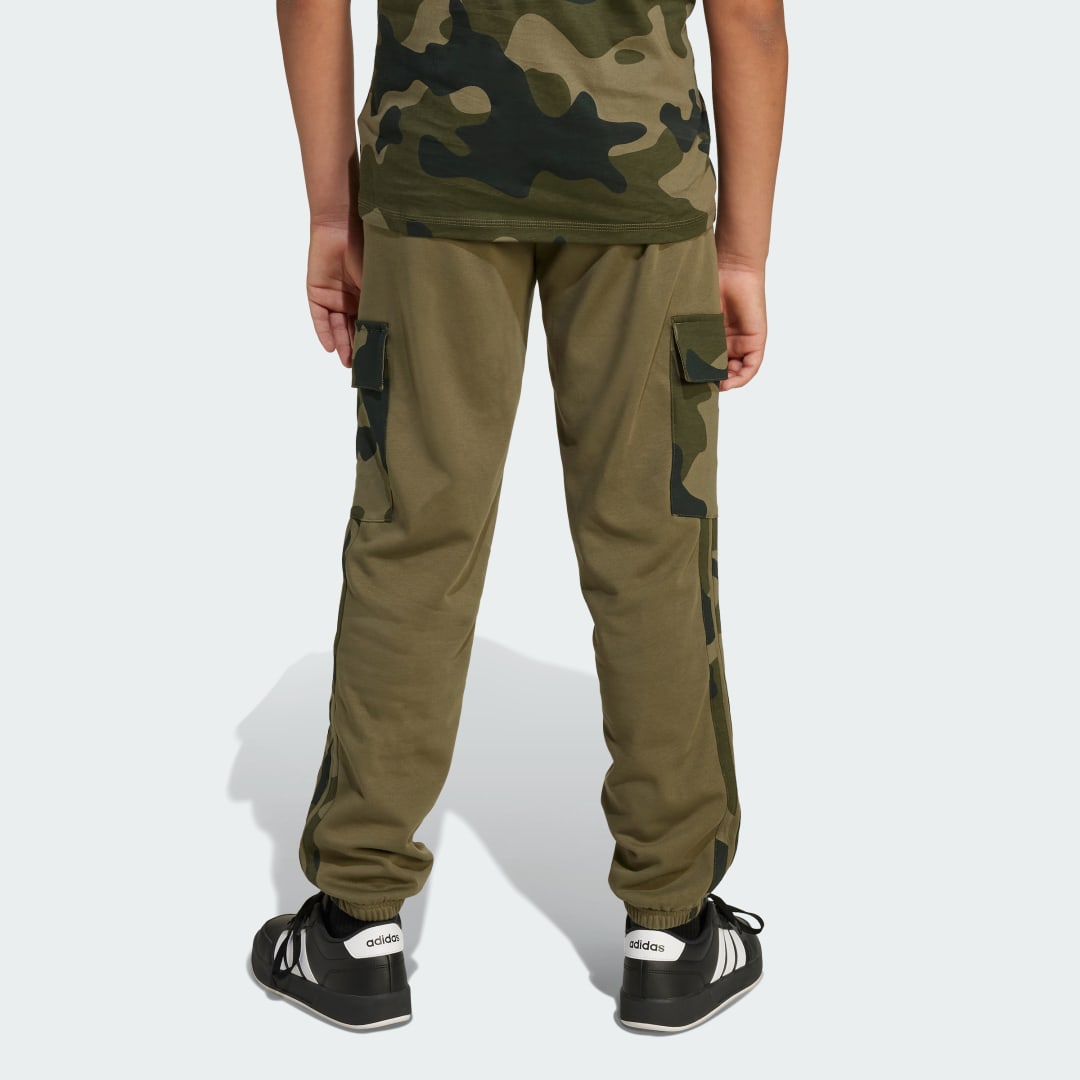 Pantalon cargo en molleton basique de saison pour enfants - vue 8