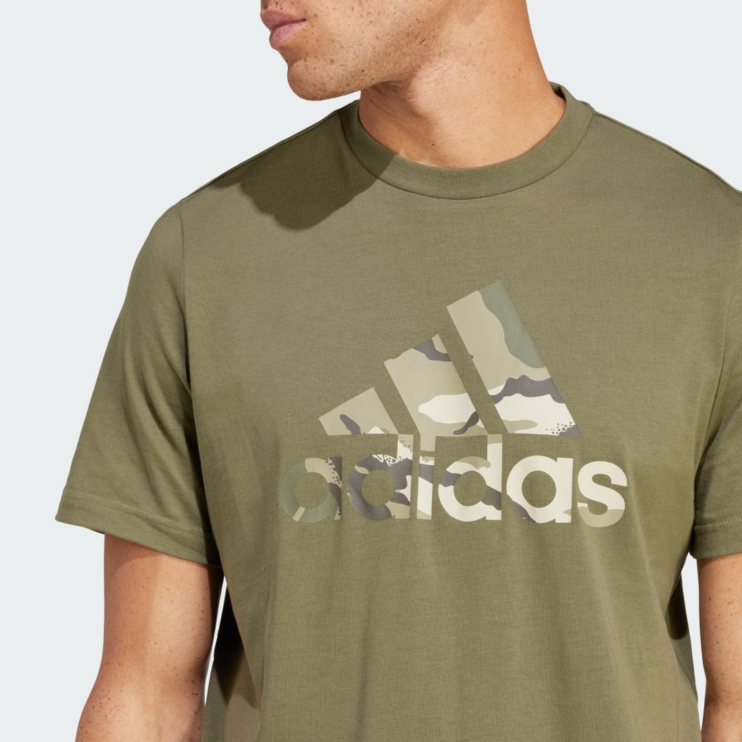 Adidas Sportswear Camo Badge of Sport Graphic T-shirt