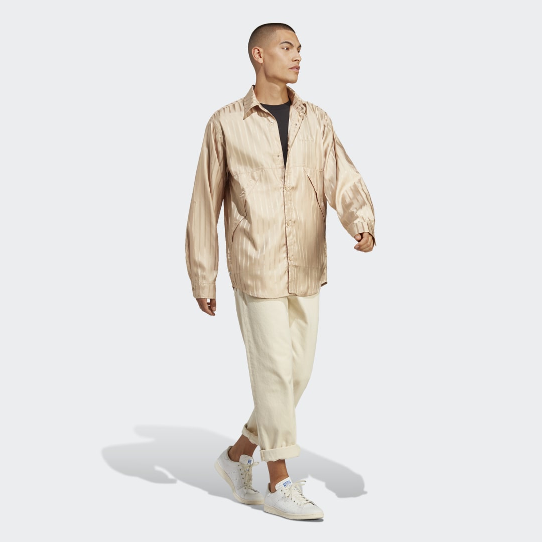 

Camisa Manga Larga Oversized adidas RIFTA City Boy Hombre, Beige