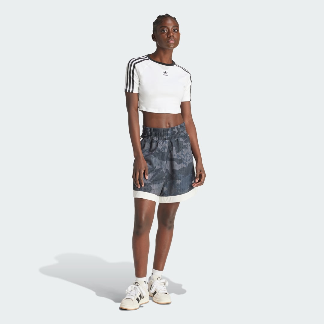 

adidas Shorts Basketball Camo Mujer, Multicolor