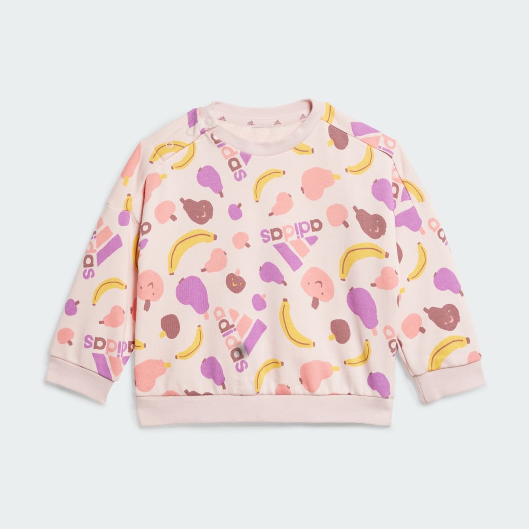 Adidas Essentials Allover Print Joggingpak Kids
