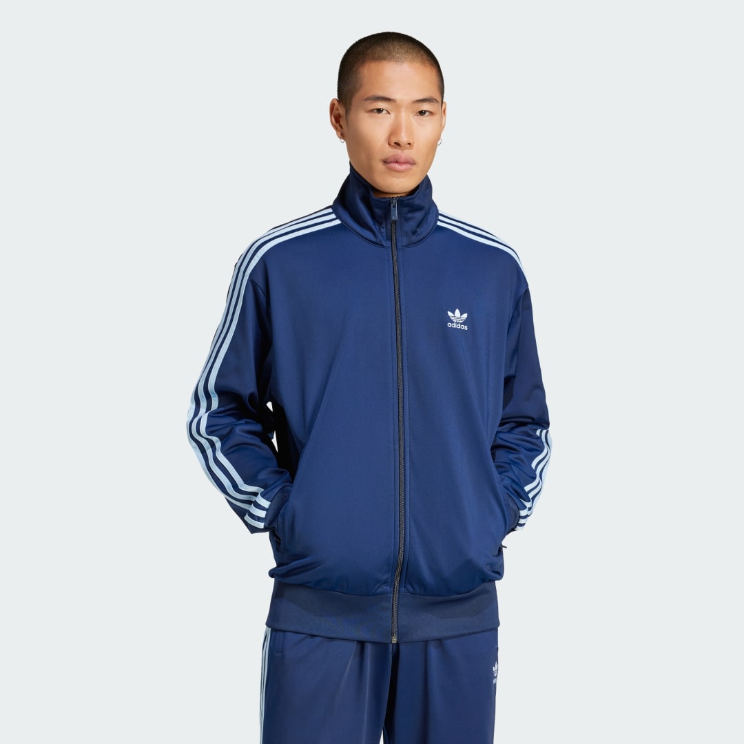 Adidas Originals adicolor Firebird Trainingsjacke Trainingspakken in blauw formaten: XL