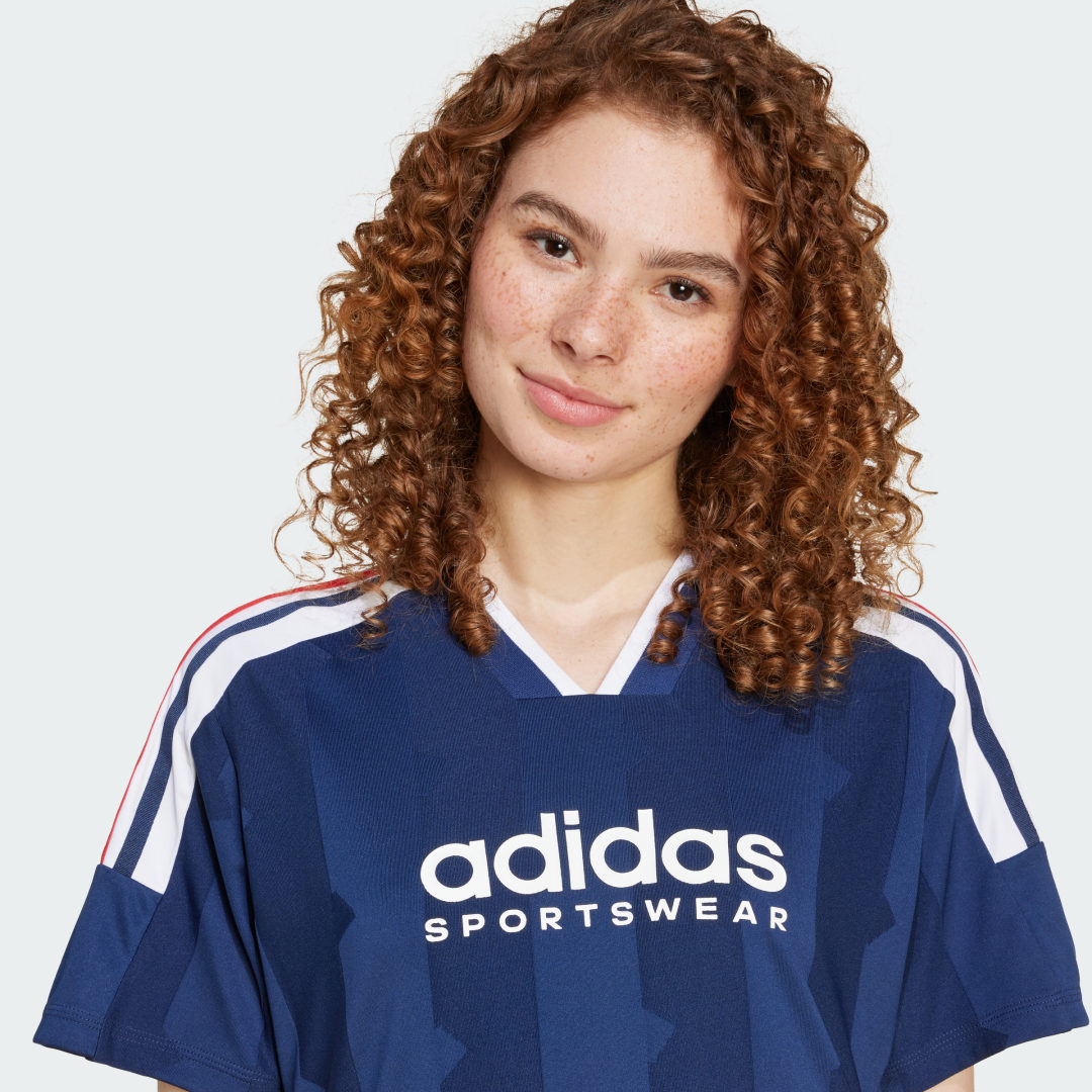 Adidas Tiro Cut 3-Stripes Jacquard T-shirtjurk