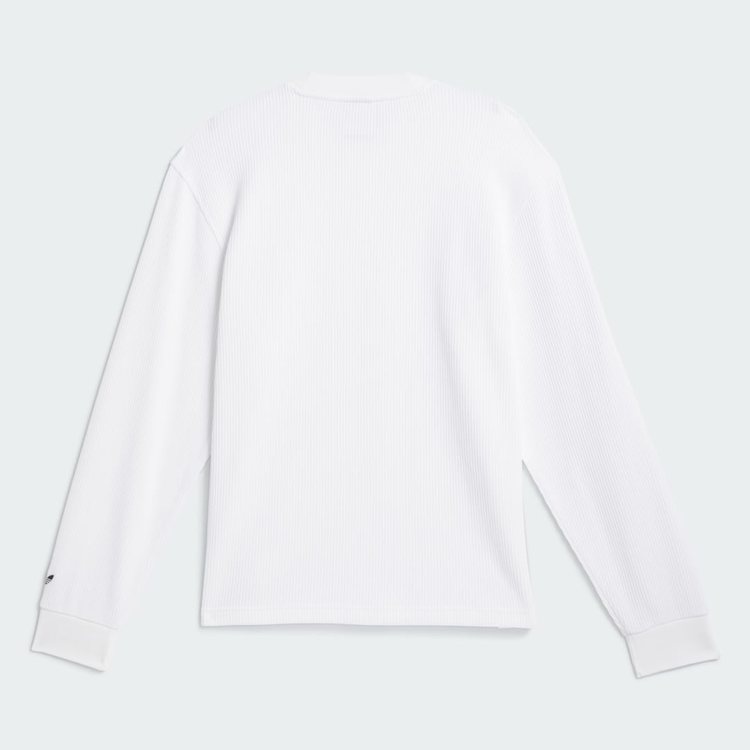 Adidas Skateboarding Waffle Knit Shirt met Lange Mouwen