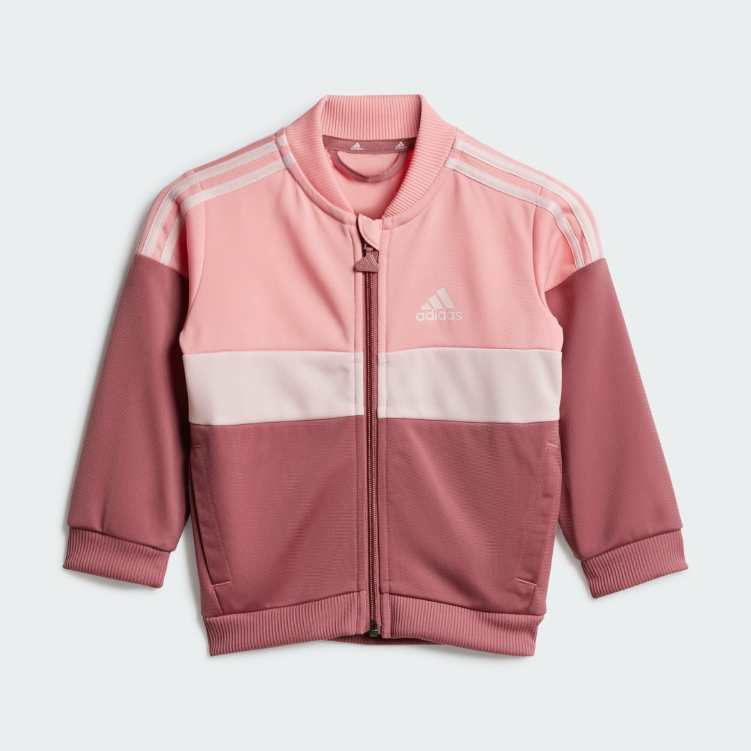 Adidas Tiberio 3-Stripes Colorblock Shiny Trainingspak Kids
