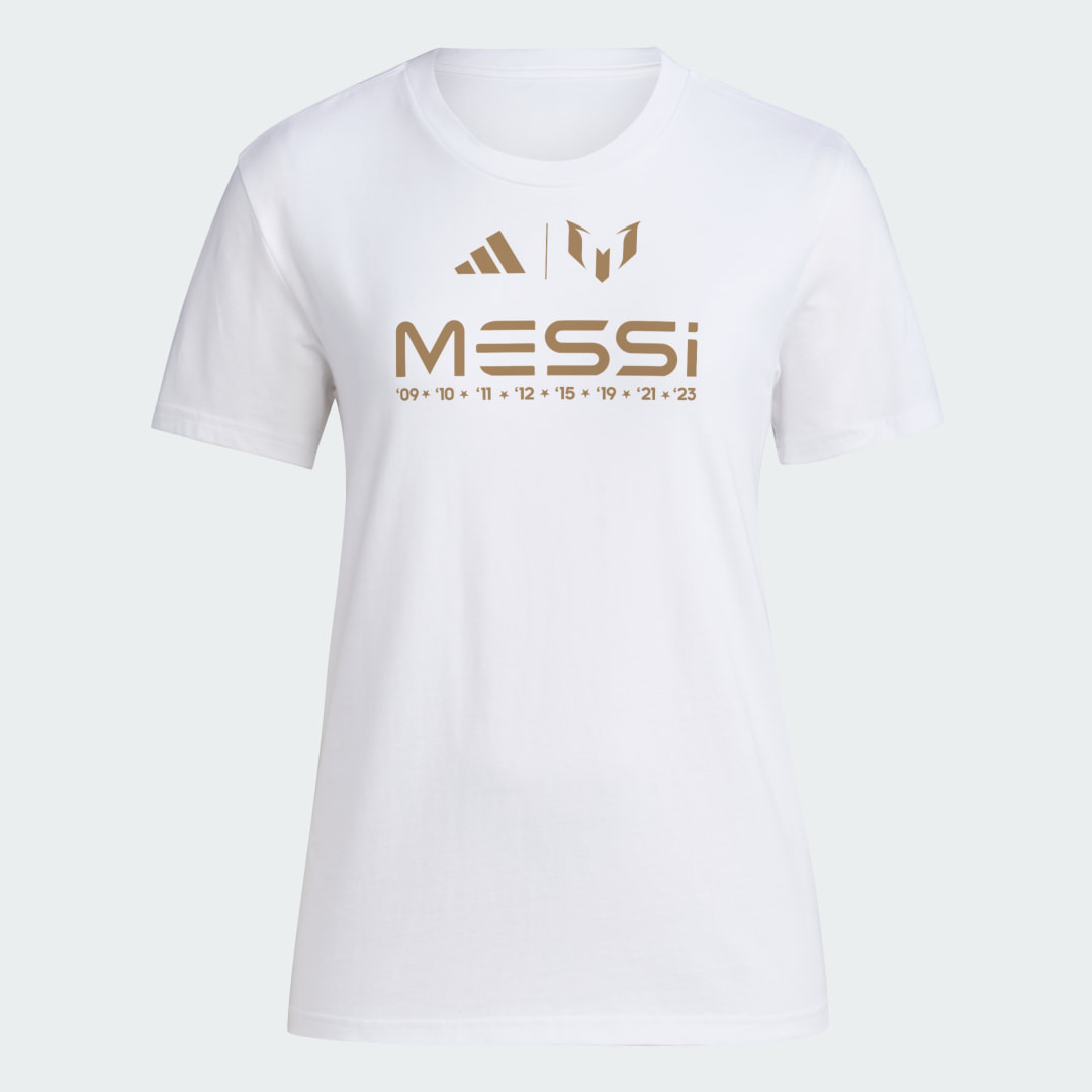 Image of adidas Messi Infinity Tee White M - Women Soccer Shirts
