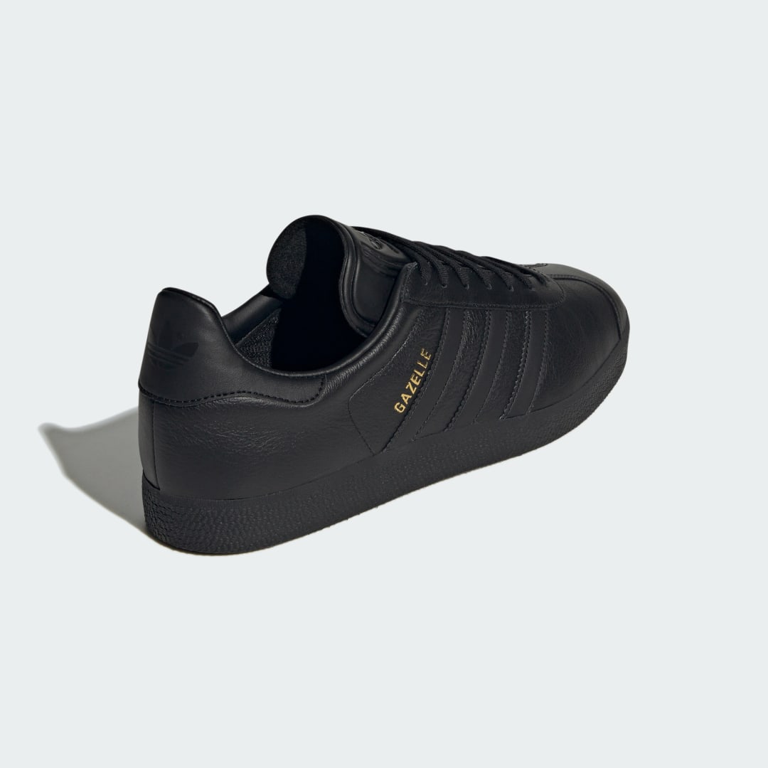 

adidas Tenis Gazelle Hombre, Negro/negro/oro gris