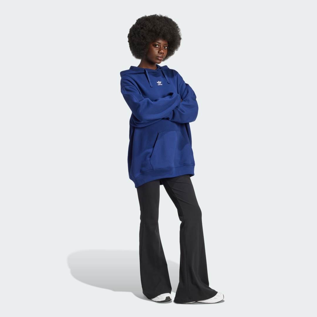 Sweat-shirt à capuche ample molleton Essentials