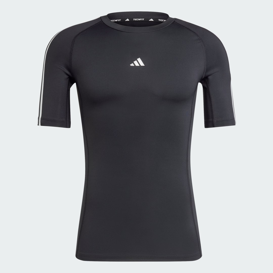 Adidas TECHFIT Compression Training 3-Stripes T-shirt