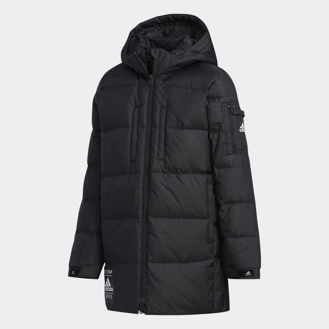 Удлиненный пуховик adidas Performance