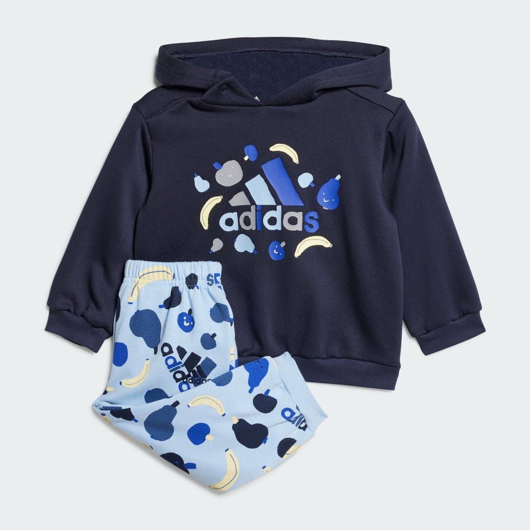 Adidas Setjes Essentials Allover Print Jogger Set