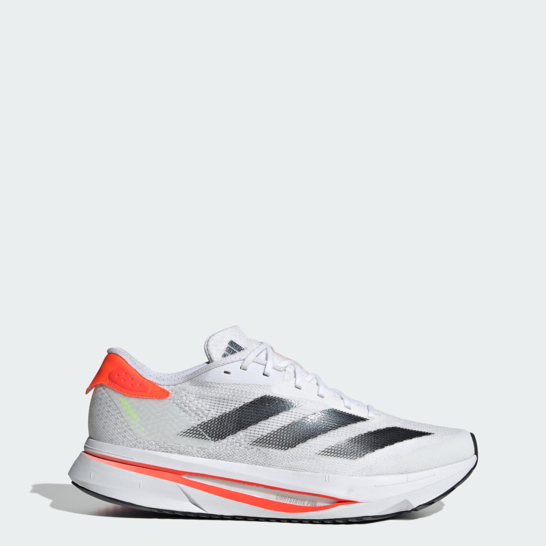 Men's Adizero SL2 Running Shoes Cloud White/Core Black/Orange