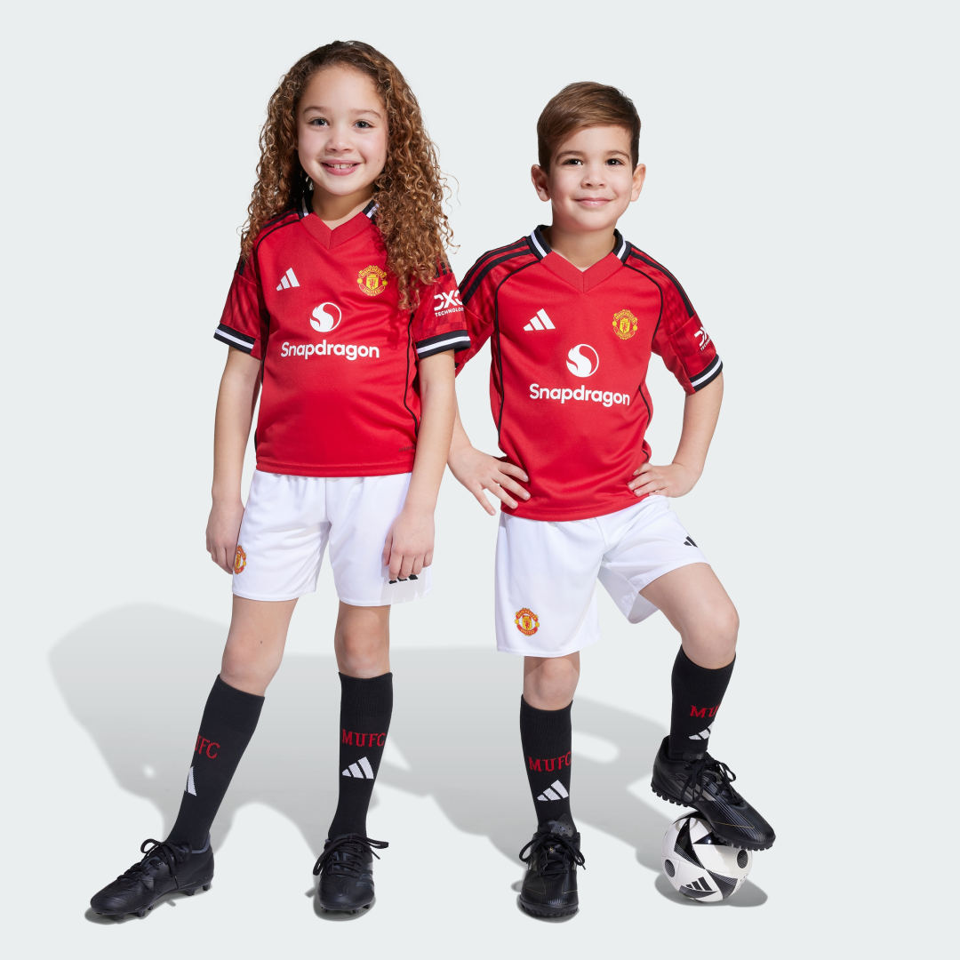 Adidas chester United 25 26 Mini-Thuistenue Kids