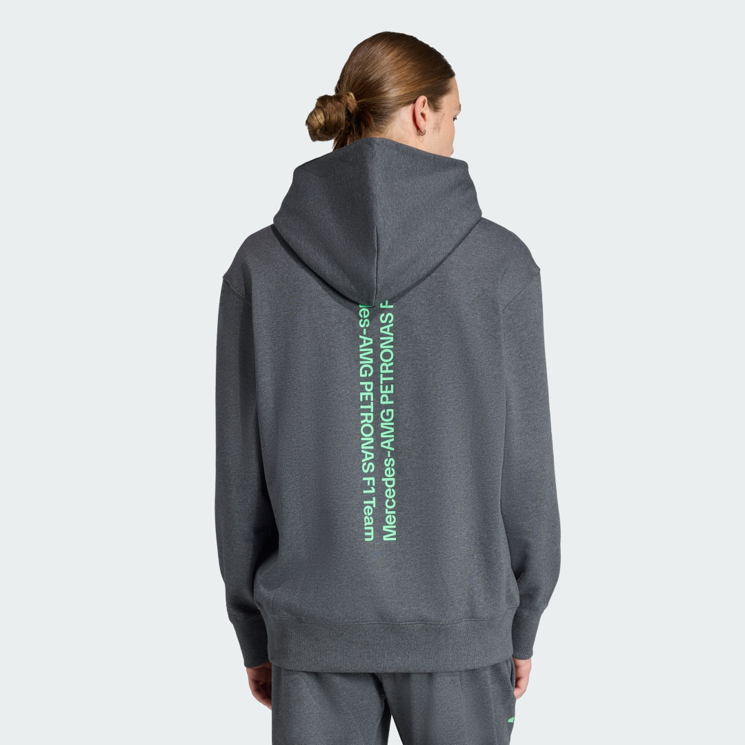 SWEAT SHIRT À CAPUCHE SURVÊTEMENT PREMIUM MERCEDES AMG PETRONAS FORMULA ONE TEAM - vue 6