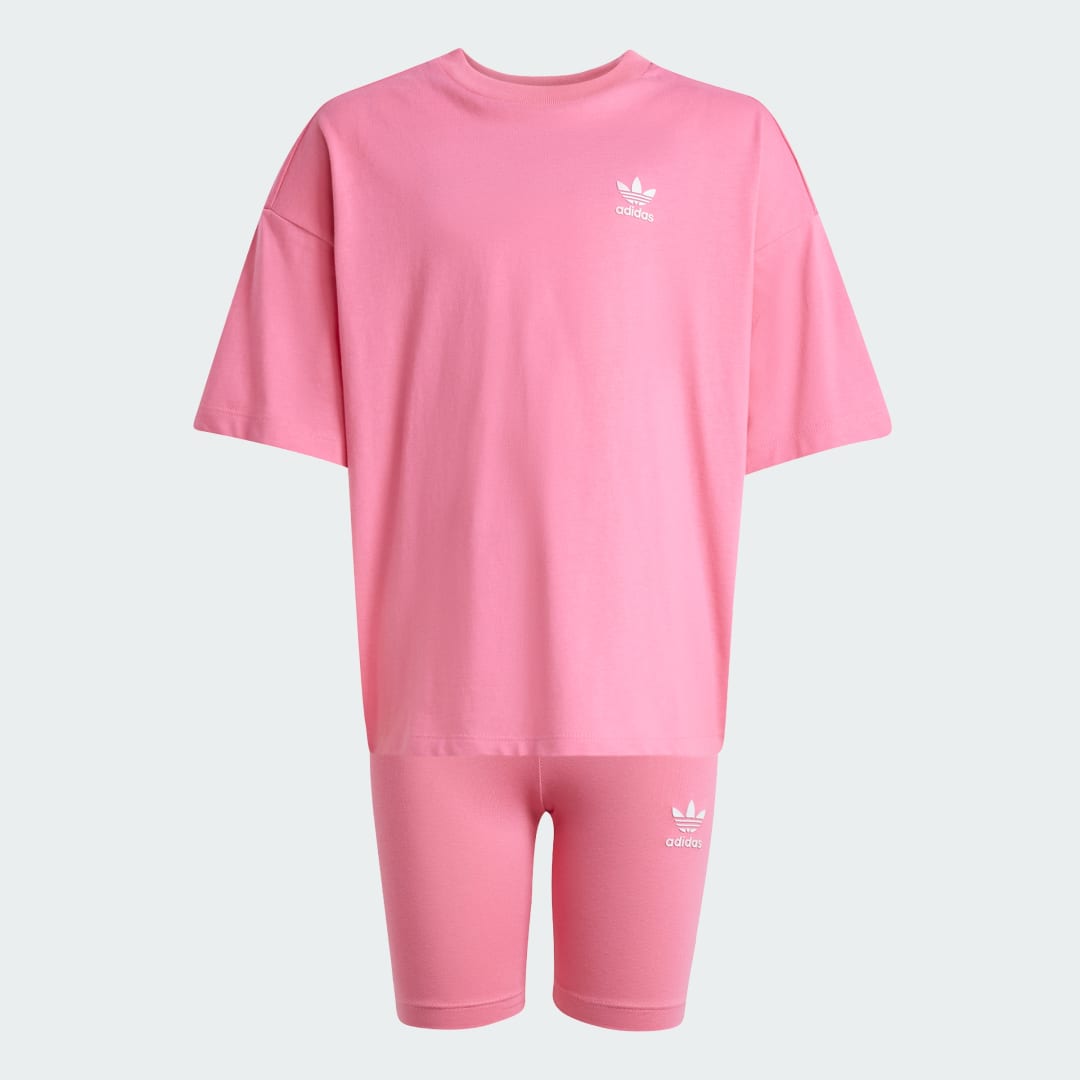 Adidas Cycling Short en T-shirt Set Kids