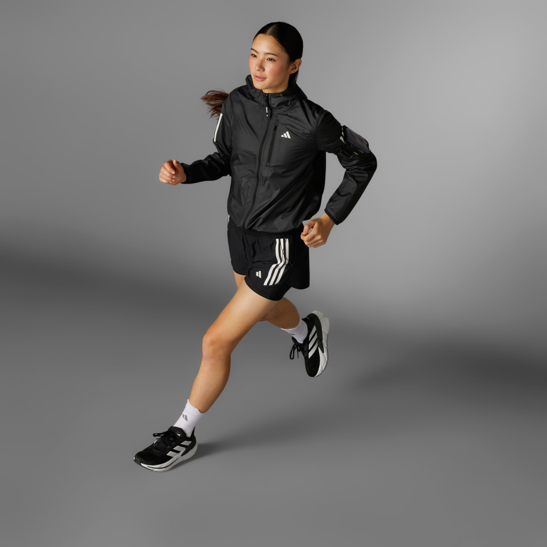 Adidas Performance Own the Run 3-Stripes 2-in-1 Short