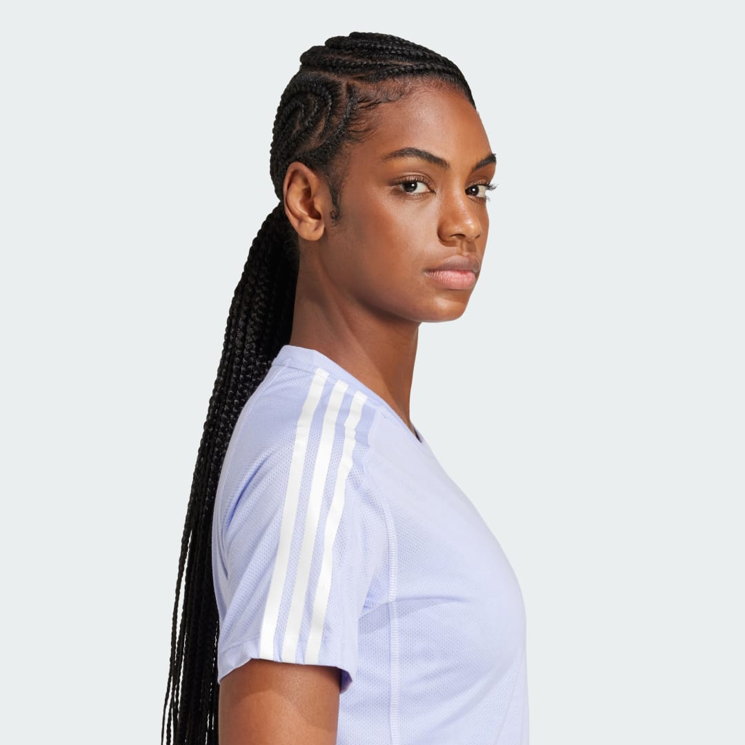 Adidas Own the Run 3-Stripes T-shirt