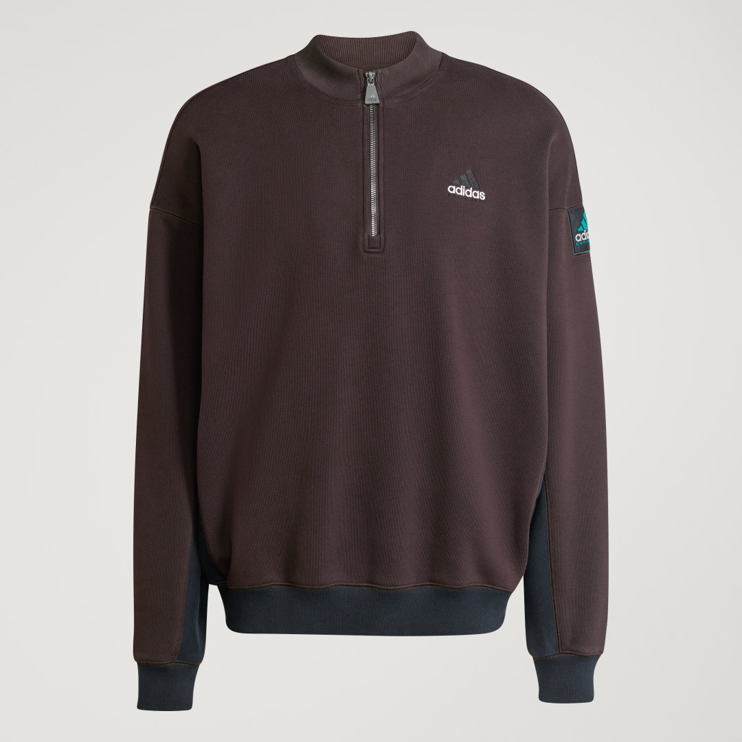 Haut adidas Equipement Blocked Demi-Zip