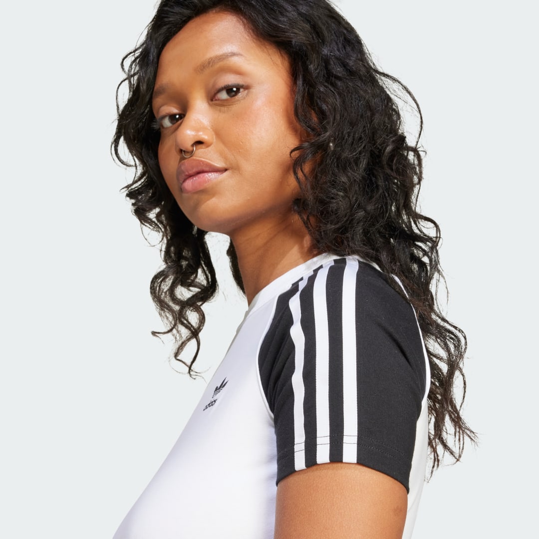 Adidas Adicolor 3-Stripes Raglan Slim-fit T-shirt