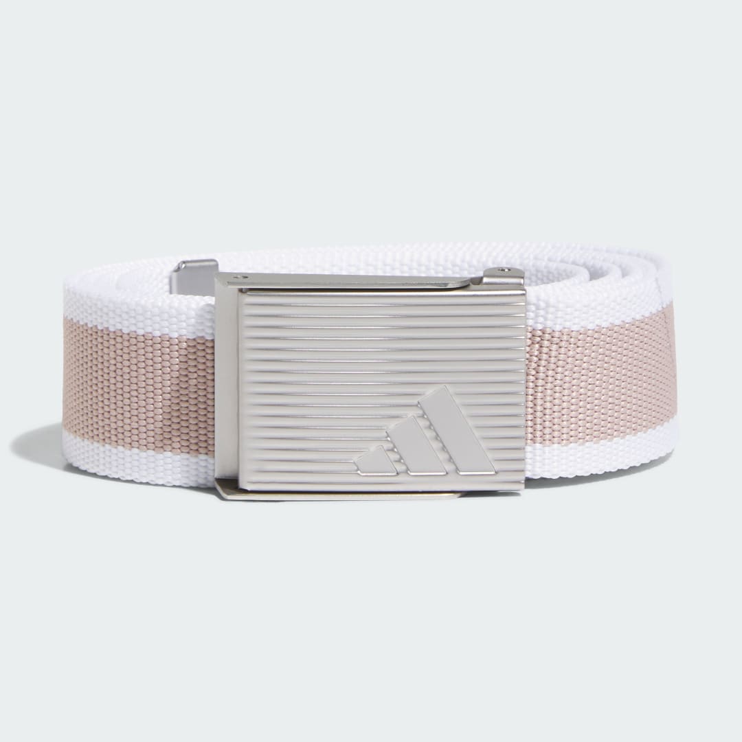 Ceinture toile rayée réversible