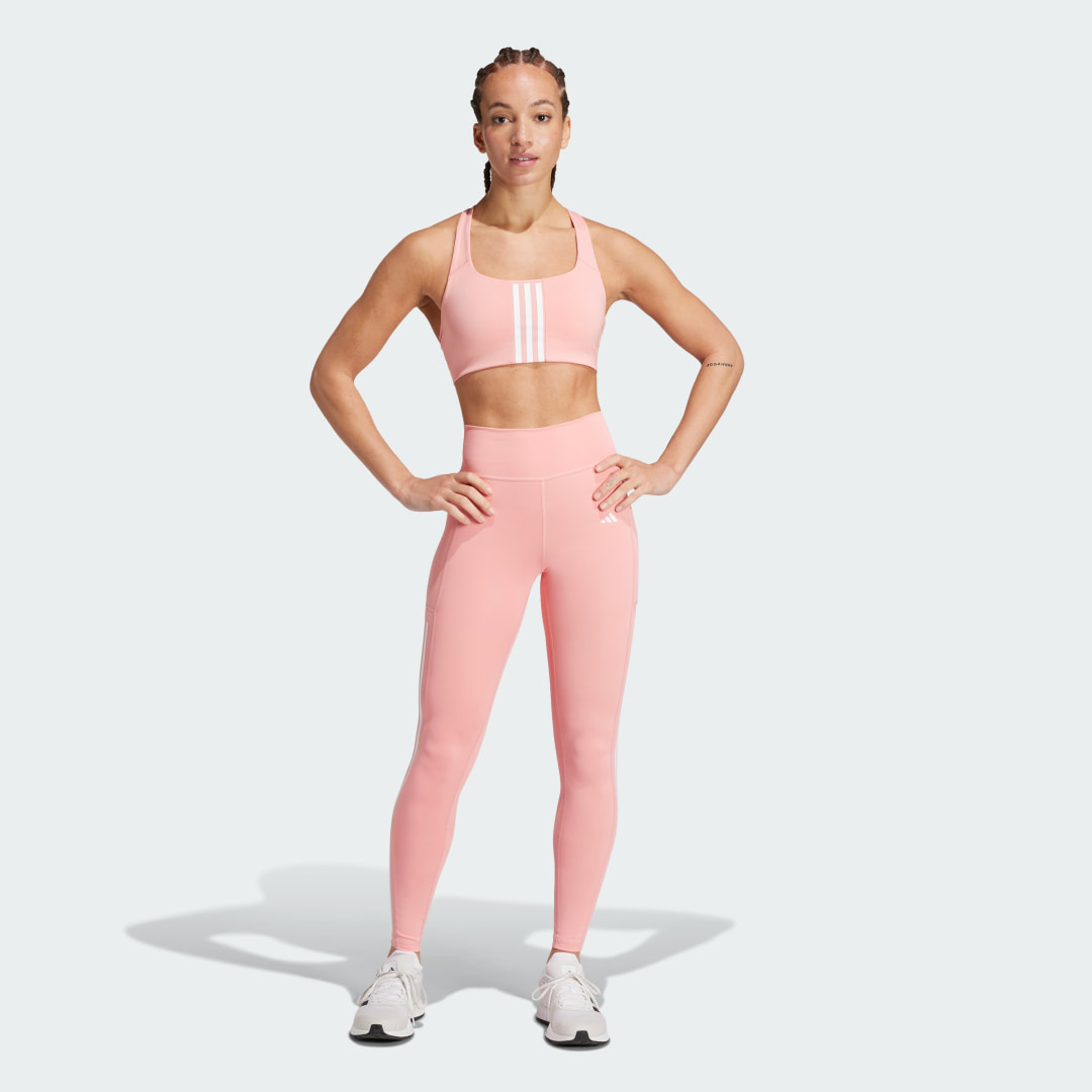 Adidas Powerimpact Training Medium-Support 3-Stripes Beha