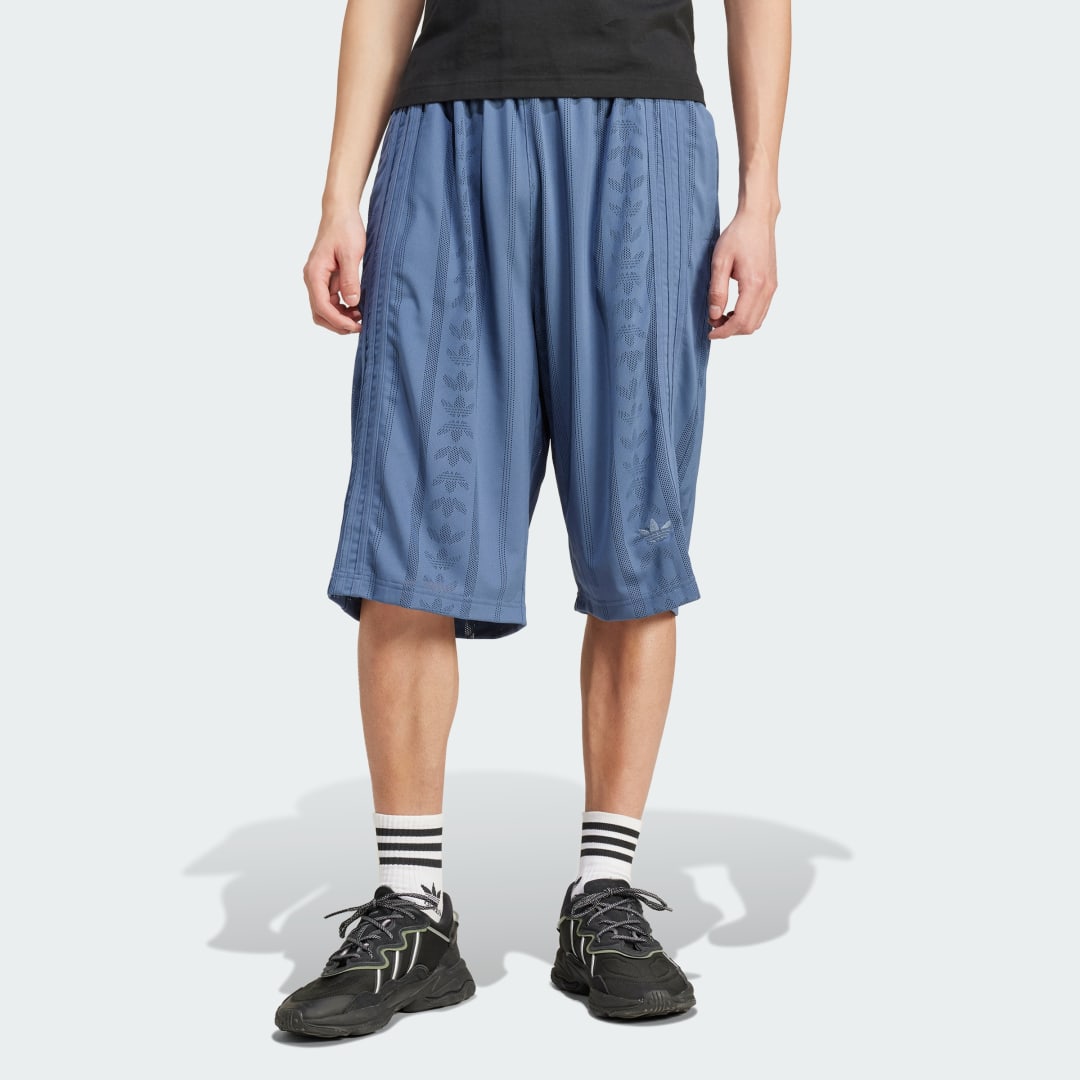 Adidas Originals Shorts met logo Blue Heren