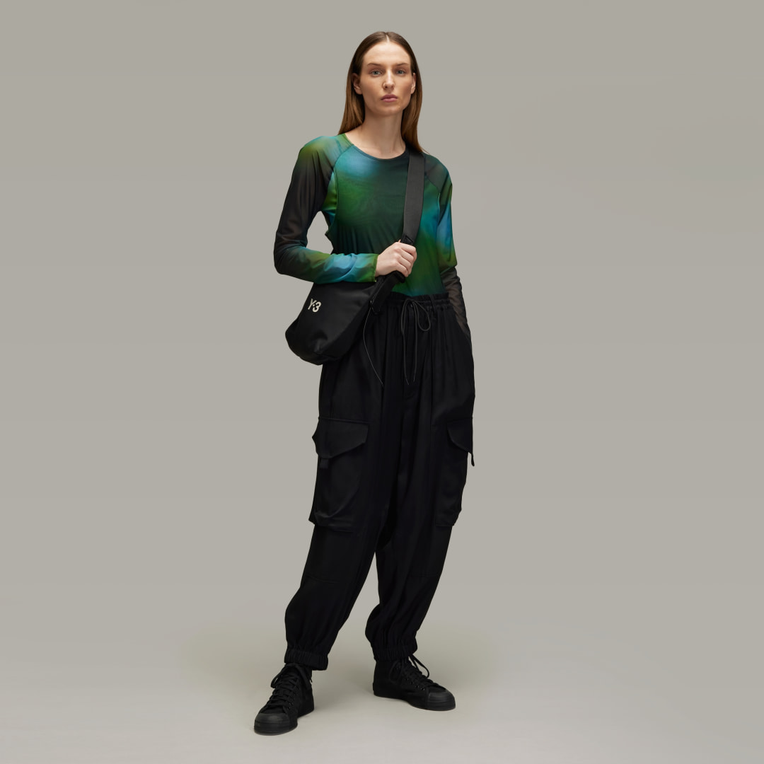 T shirt ajusté mesh imprimé intégral Y 3 - vue 4