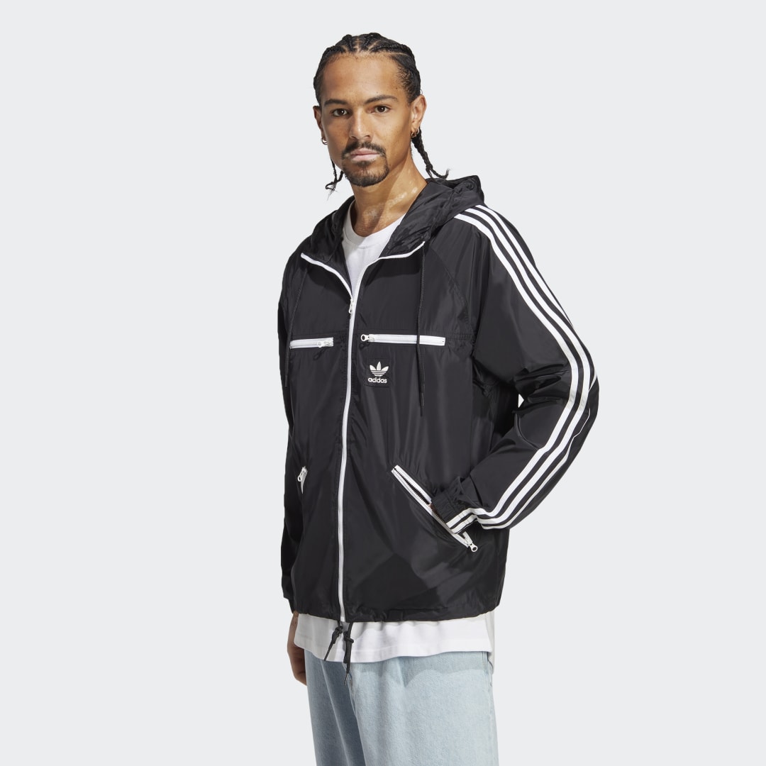 Image of adidas Adicolor Classics Windbreaker Black S - Men Lifestyle Jackets
