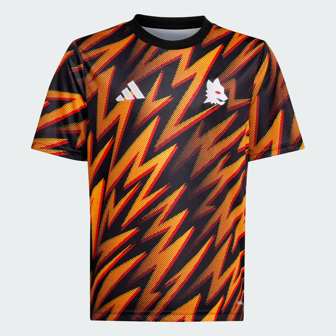 Adidas AS Roma 25 26 Pre-Match Shirt Kids