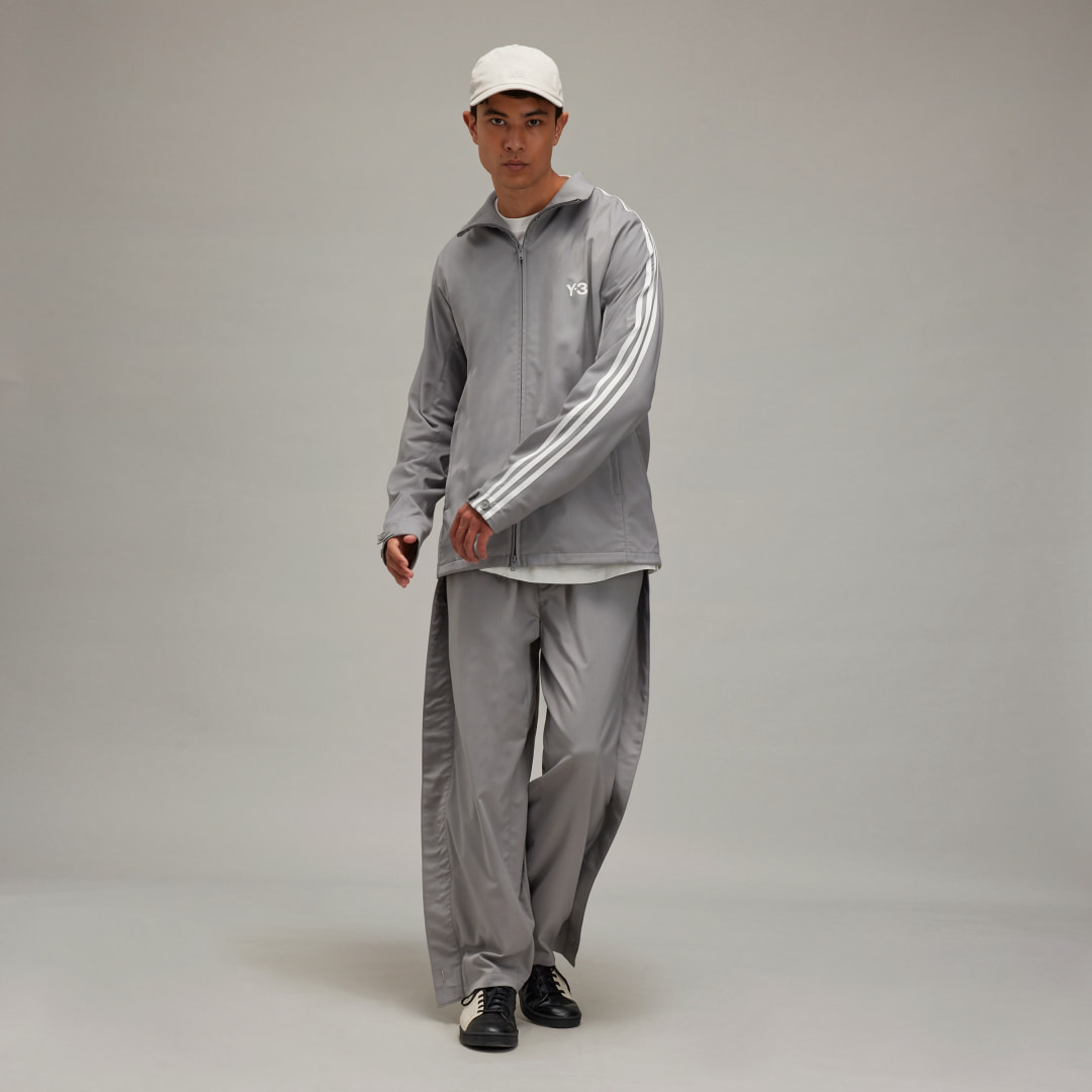 adidas Y-3 Refined Wool 3-Stripes Track Top | JE3448 | FOOTY.COM