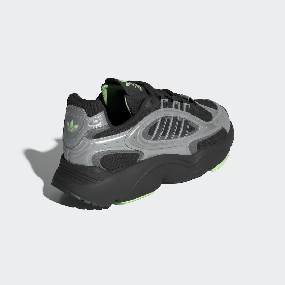 

adidas Tenis Ozmillen Mujer, Negro/carbon/verde spark