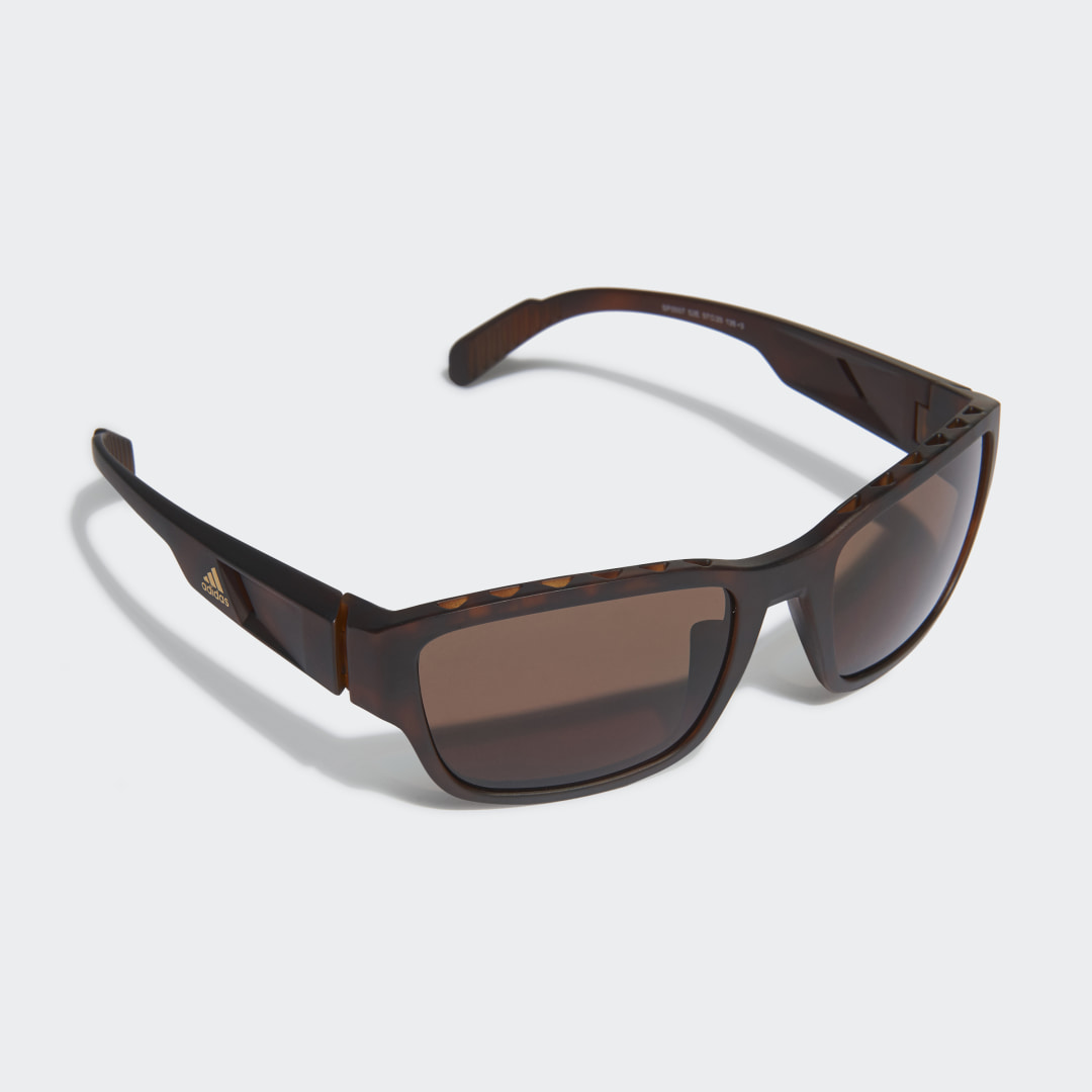 SP0007 Shiny Black Injected Sport Zonnebril SP0007 Shiny Black Injected Sport Zonnebril