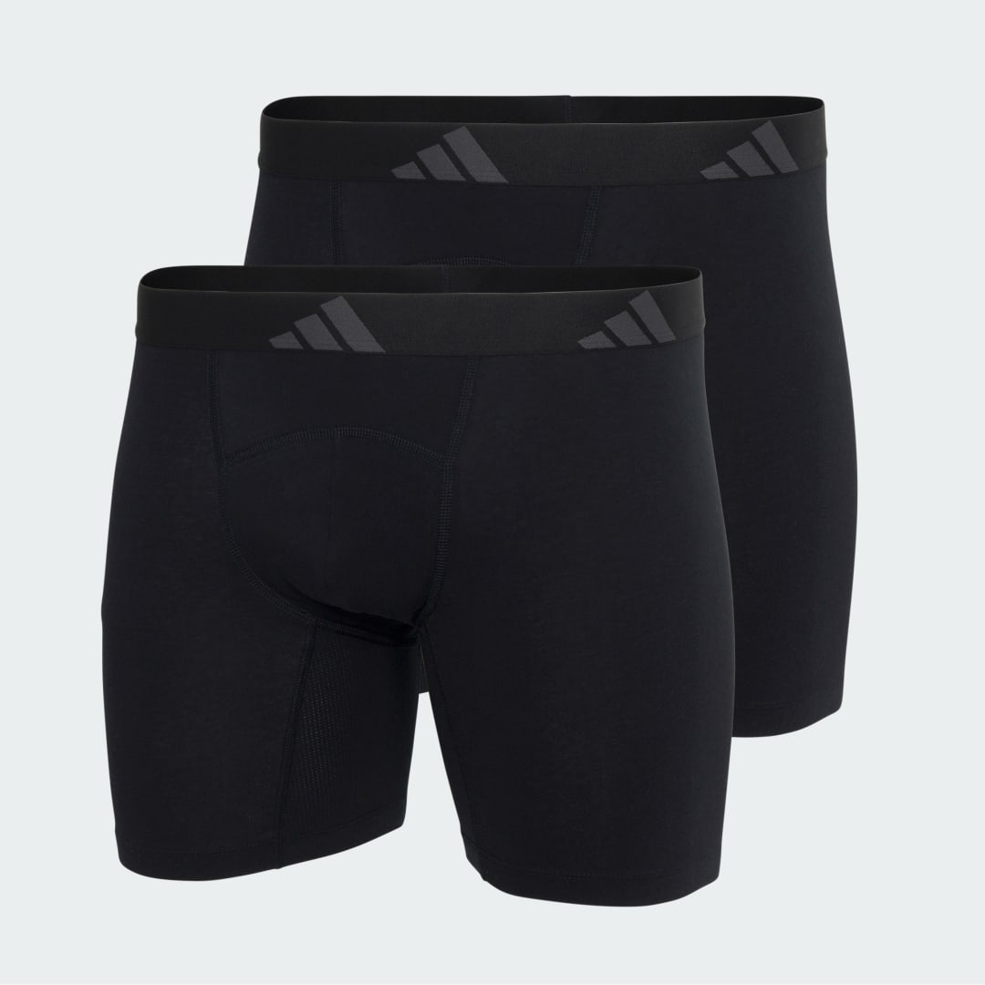 Adidas Active Flex Cotton Ergonomic Boxershorts 2-Pack Ondergoed