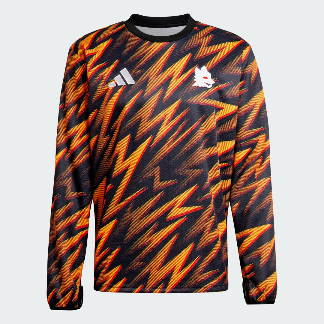 Adidas AS Roma 25 26 Pre-Match Warm Longsleeve