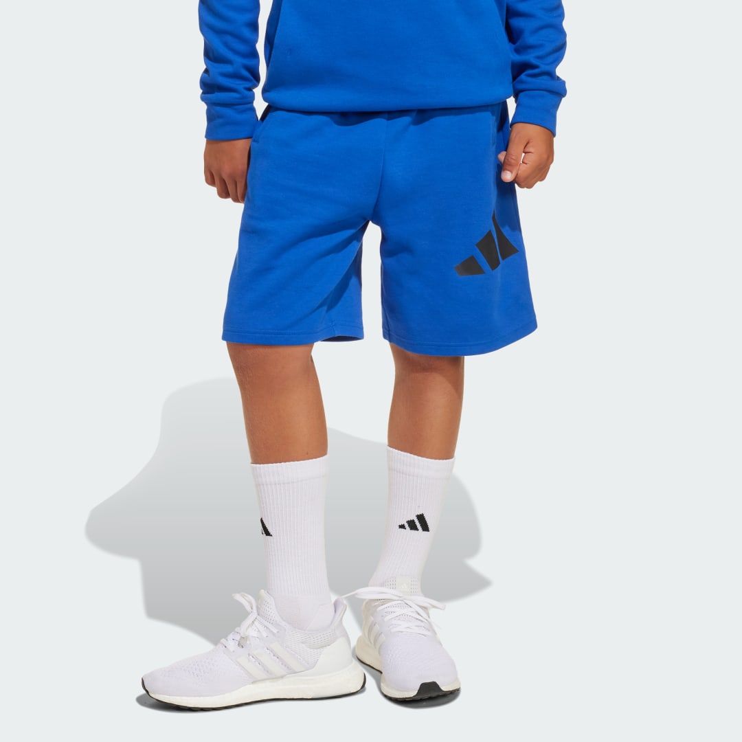 Thumbnail - Future Icons Logo Above-Knee Kids Shorts