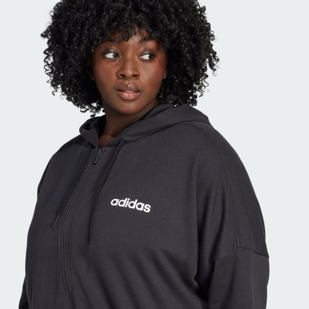 Adidas Essentials Linear French Terry Ritshoodie