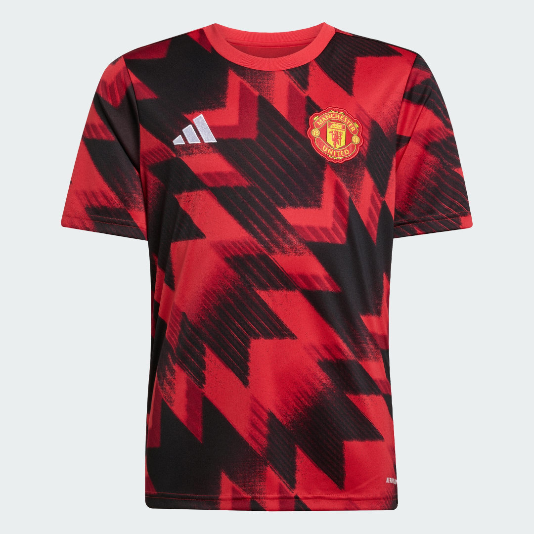 Adidas Manchester United 25 26 Pre-Match Voetbalshirt Kids